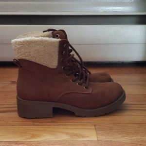 Brown Suede Boots